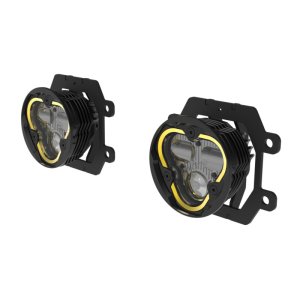 Subaru XV Crosstrek Fog Light Kit - Front - KC HiLiTES - FLEX ERA 3 Dual Mode SAE - `13-`24
